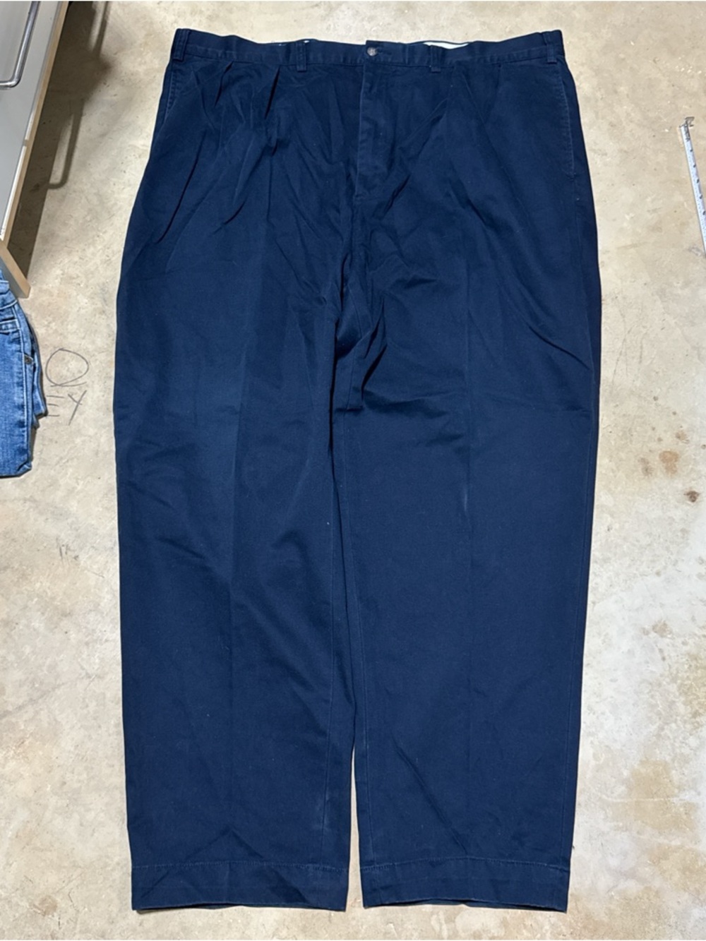 Polo Ralph Lauren Pants Mens Big & Tall 46x30 Navy Andrew Pant Classic Chino